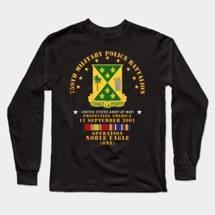 759th Military Police Bn - DUI - 911 - ONE w SVC Long Sleeve T-Shirt